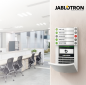 Avec le système JABLOTRON 100, vous pouvez facilement solutionner la sécurité de l’ensemble de l’entreprise ou de ses parties individuelles pour des groupes d’employés ayant des droits d’accès différents JABLOTRON 100 est un système polyvalent destiné à la sécurité, au contrôle d’accès et au contrôle des fonctions intelligentes dans votre entreprise. Il va simplement protéger la totalité ou des parties de vos locaux et vous fournir des informations immédi
